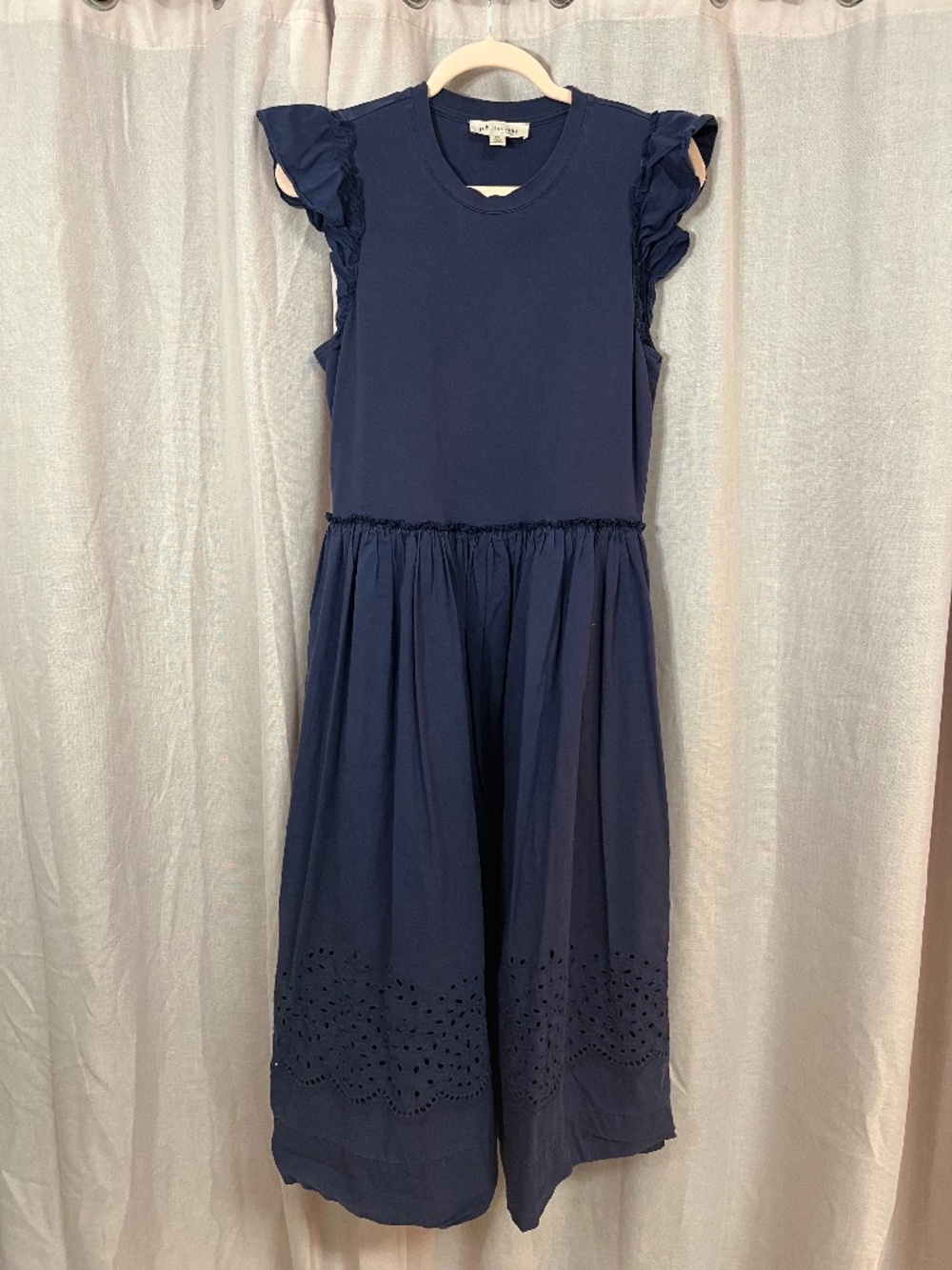 Philosophy Showrt sleeve Navy maxi dress medium